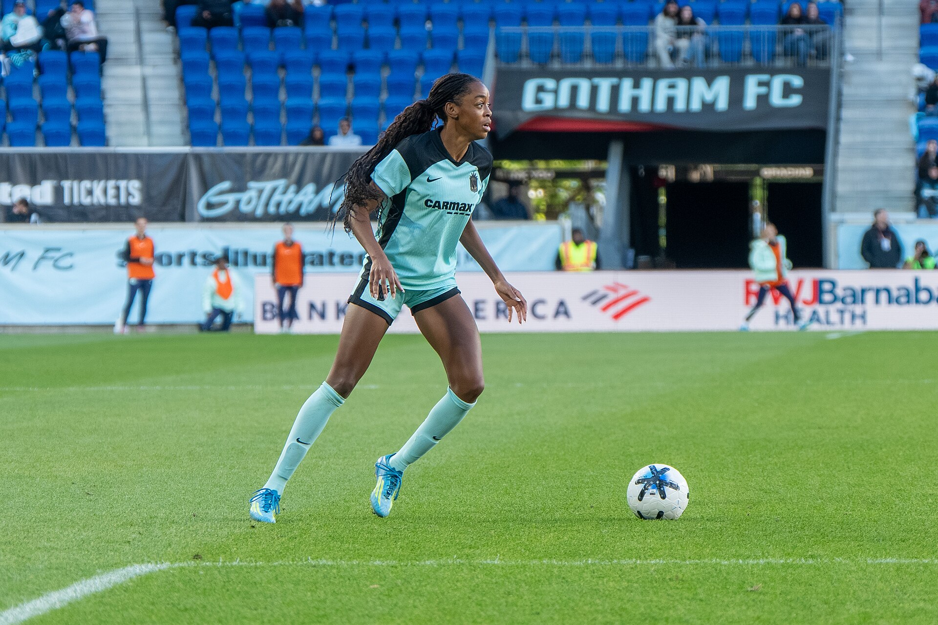 Jordynn Dudley during Gotham FC v Racing Louisville on May 3, 2026