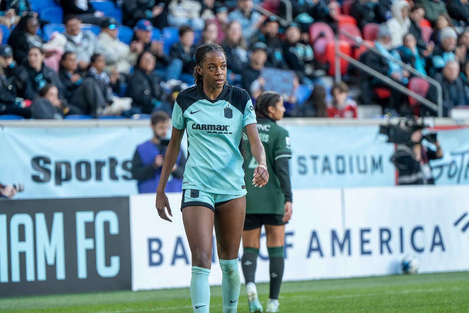 Jordynn Dudley during Gotham FC v Racing Louisville on May 3, 2026