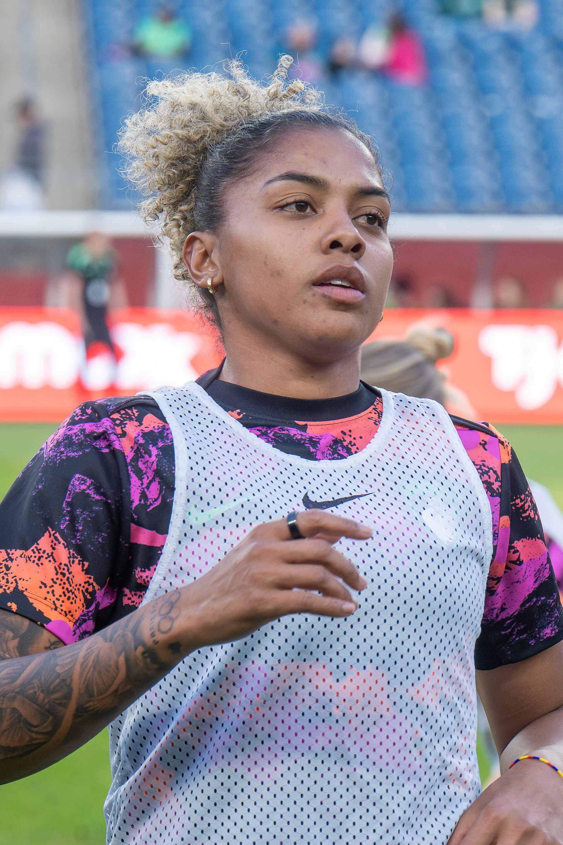 Jorelyn Carabalí during Boston Legacy vs San Diego Wave on April 3, 2026