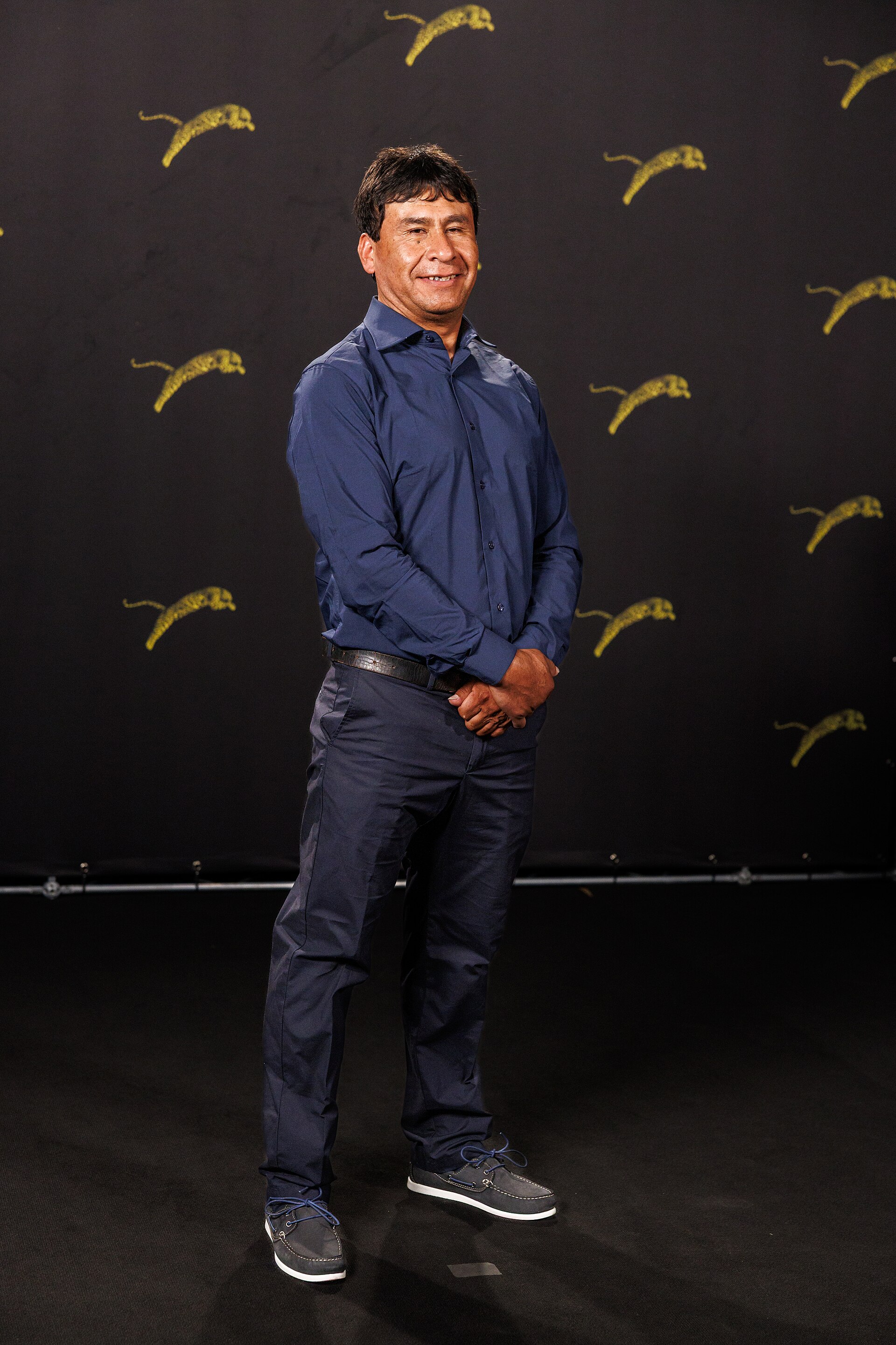 Jose Luis López Cama attends "Lejos de los arboles" photocall during the 79th Locarno Film Festival on August 13, 2026 in Locarno, Switzerland.
