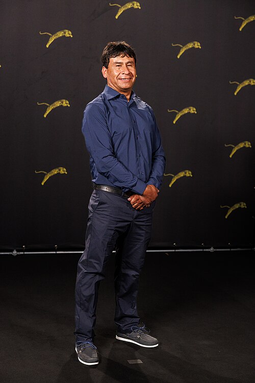 Jose Luis López Cama attends "Lejos de los arboles" photocall during the 79th Locarno Film Festival on August 13, 2026 in Locarno, Switzerland.
