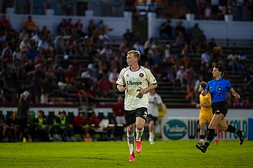Josh Kirkland playing for the Richmond Kickers vs Fort Wayne FC on June, 20, 2026