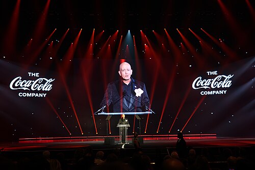 Josh Nations, Global Vice President Strategic Partnerships, The Coca-Cola Company at CinemaCon 2025 Big Screen Awards at Caesar's Palace in Las Vegas, NV