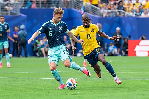 Joshua Kimmich Enner Valencia during Ecuador v Germany on 25 June 2026 at the 2026 FIFA World Cup