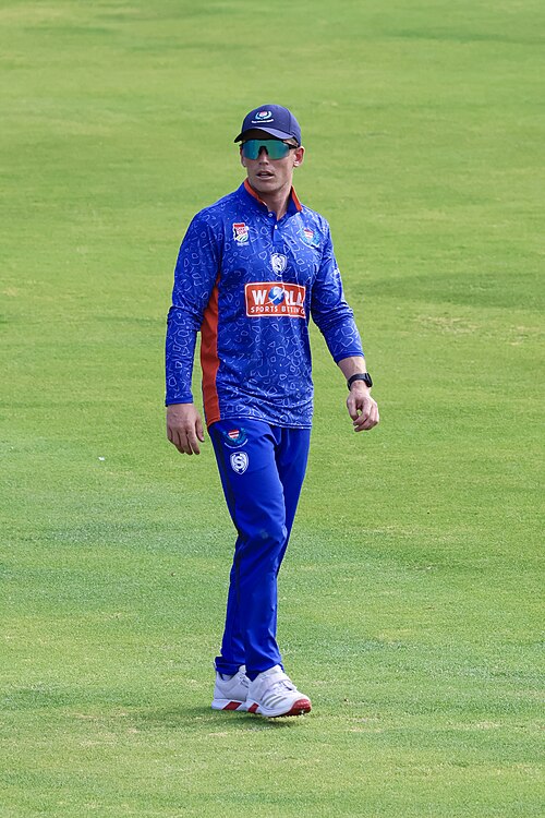 Joshua van Heerden playing for Western Province in 2026 at Newlands Cricket Ground