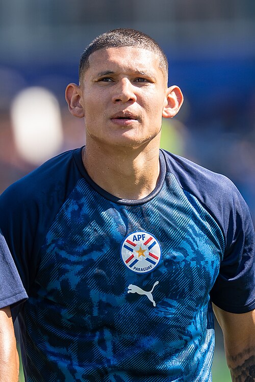 Juan Jose Caceres during France v Paraguay at the 2026 FIFA World Cup