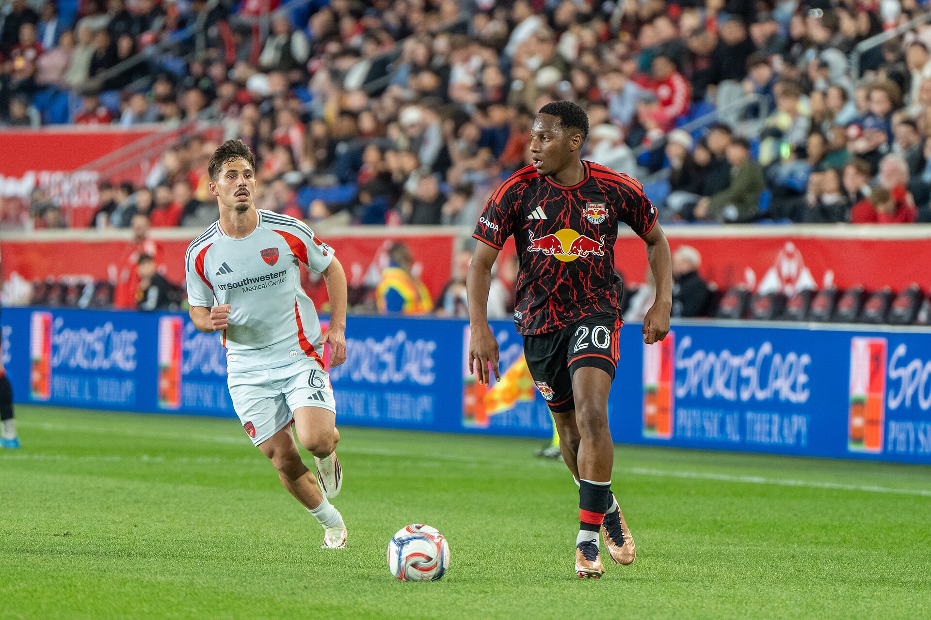 Juan Mina during New York Red Bulls vs FC Dallas on May 2, 2026