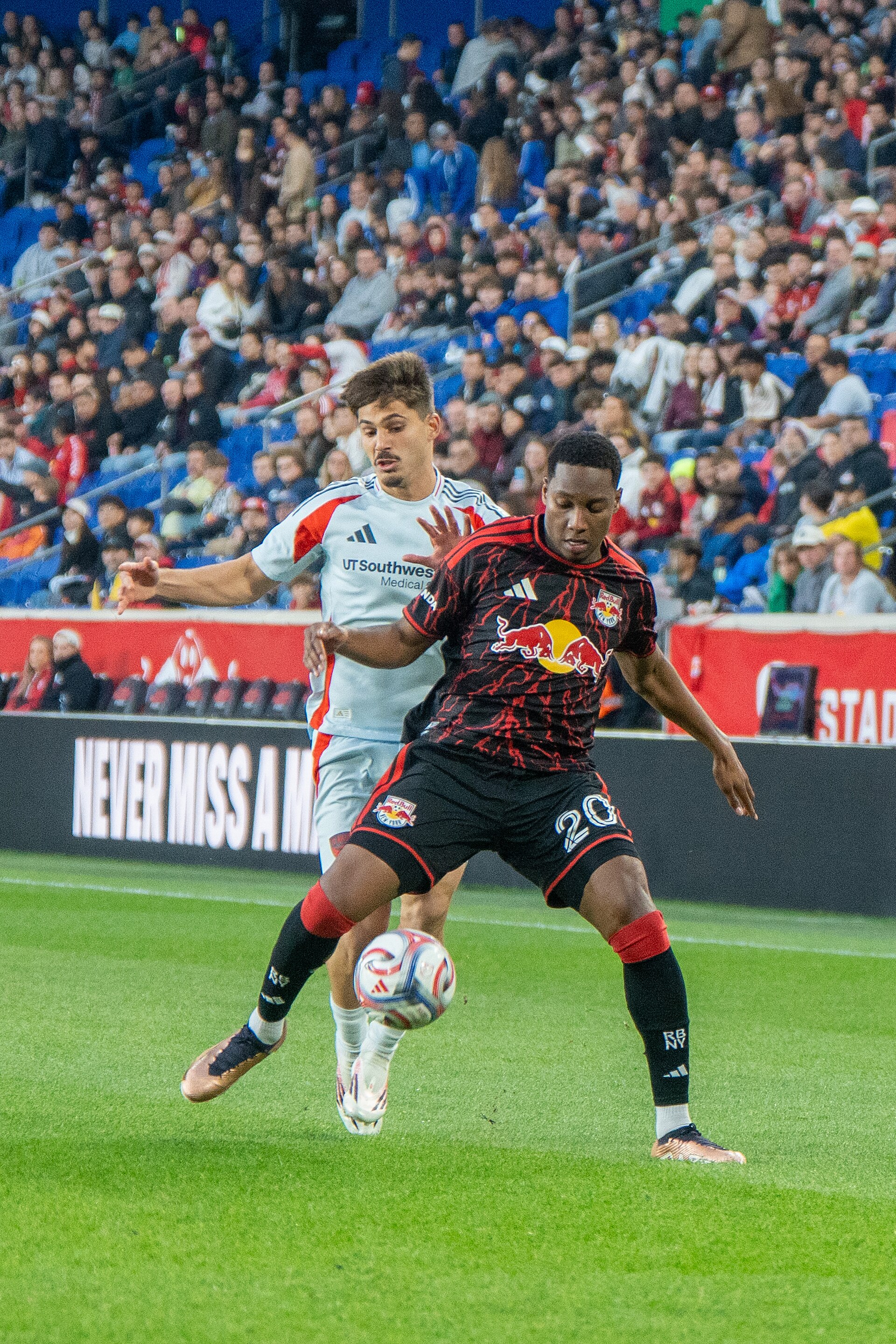 Juan Mina during New York Red Bulls vs FC Dallas on May 2, 2026