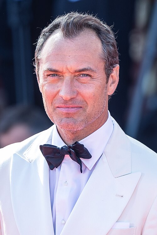 Actor Jude Law at the 2025 Venice Film Festival