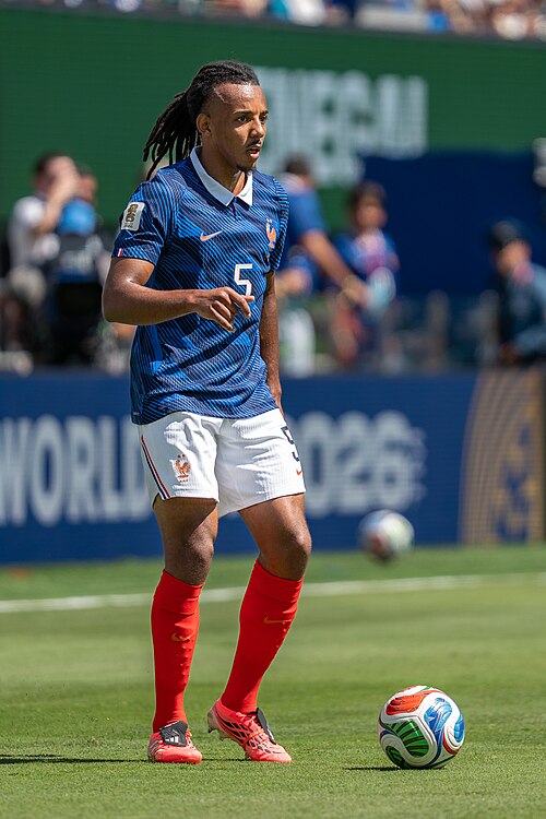 Jules Kounde during France v Senegal on 16 June 2026 at the 2026 FIFA World Cup at NY/NJ Stadium in East Rutherford, NJ