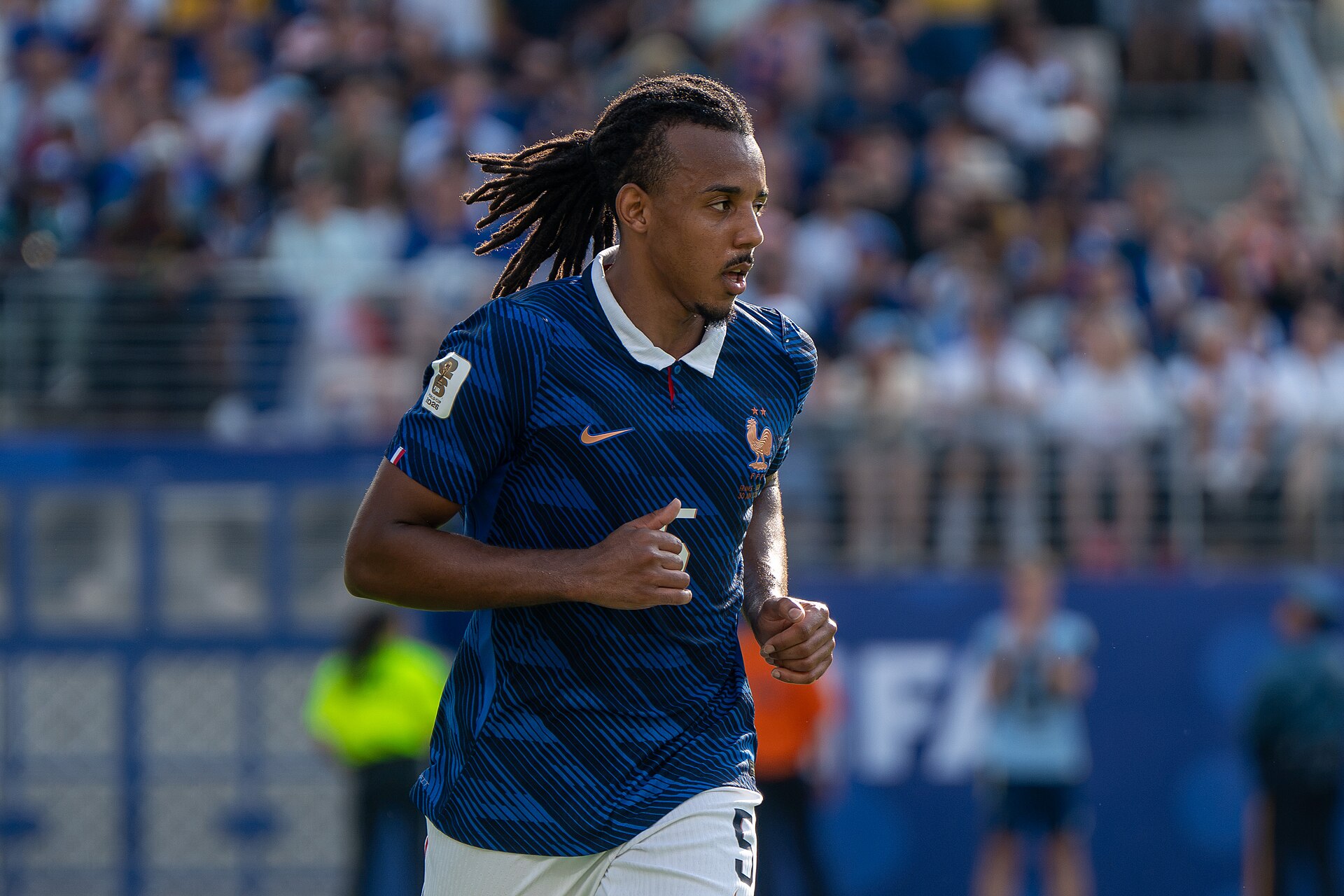 Jules Kounde during France v Sweden at the 2026 FIFA World Cup
