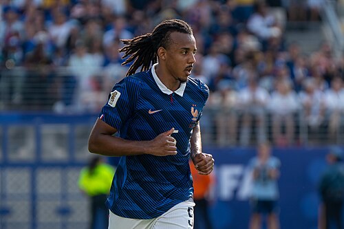 Jules Kounde during France v Sweden at the 2026 FIFA World Cup