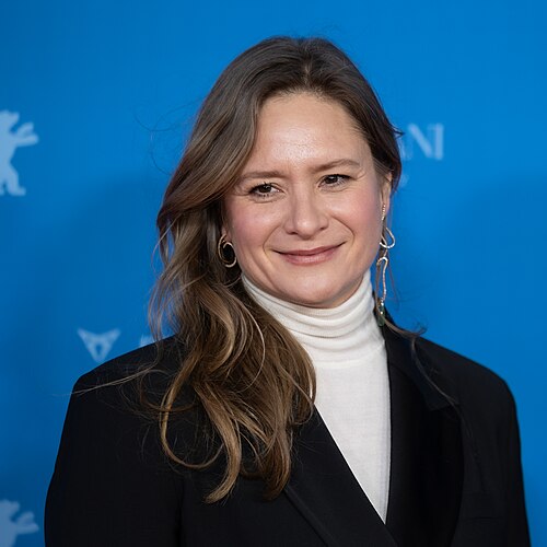 Actress Julia Jentsch at the premiere of Staatsschutz at the 2026 Berlin International Film Festival
