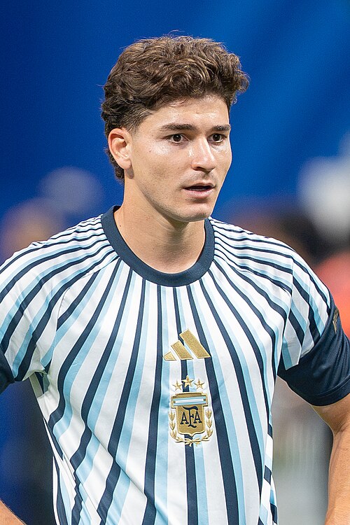 Julian Alvarez during Argentina v Egypt at the 2026 FIFA World Cup