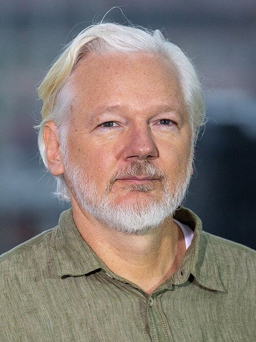 Julian Assange at 2025 Cannes The Six Billion Dollar Man Photocall