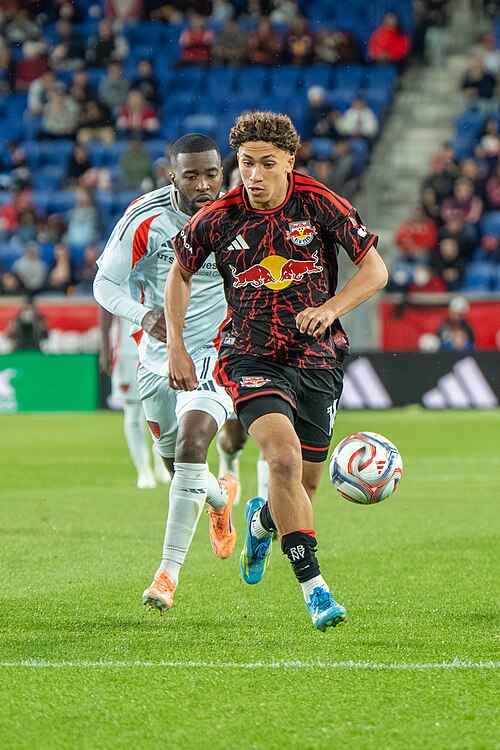Julian Hall during New York Red Bulls vs FC Dallas on May 2, 2026