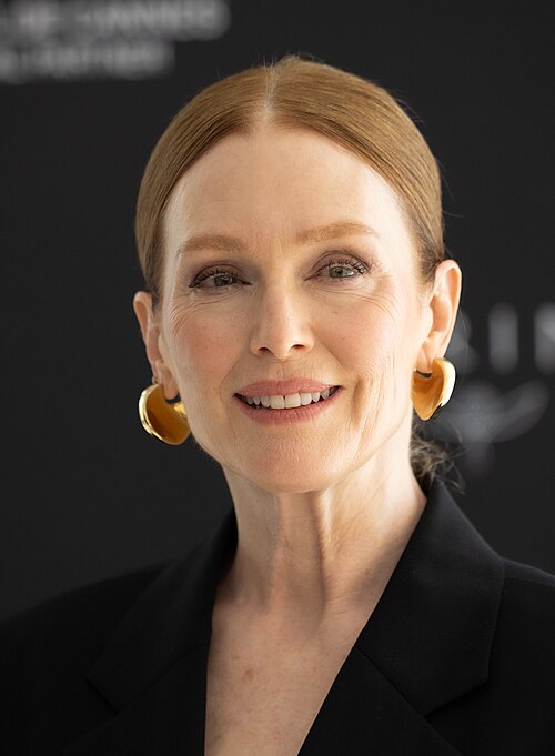 Julianne Moore at a photo call for Kering Women in Motion at the 2026 Cannes Film Festival