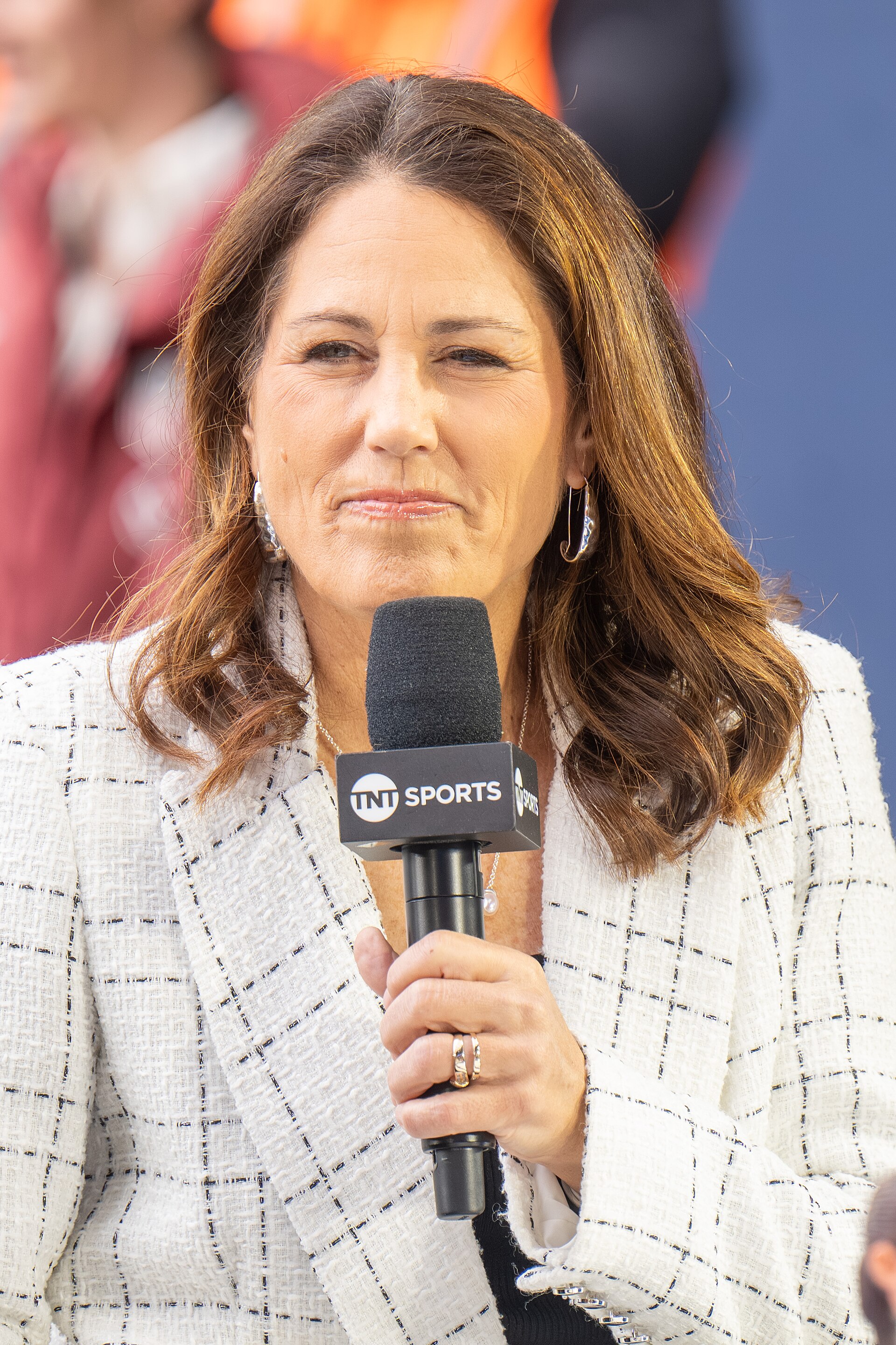 Julie Foudy during the US Women's Soccer Team vs Colombia at the SheBelieves Cup on March 7, 2026