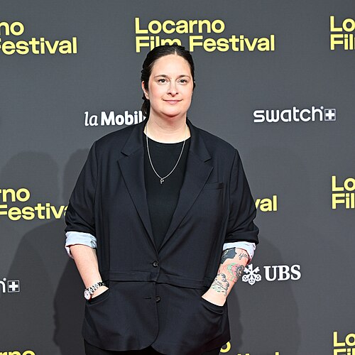Julie Pacino, director, at the Locarno Film Festival in Locarno, Switzerland in August 2025