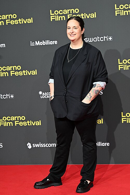 Julie Pacino, director, at the Locarno Film Festival in Locarno, Switzerland in August 2025