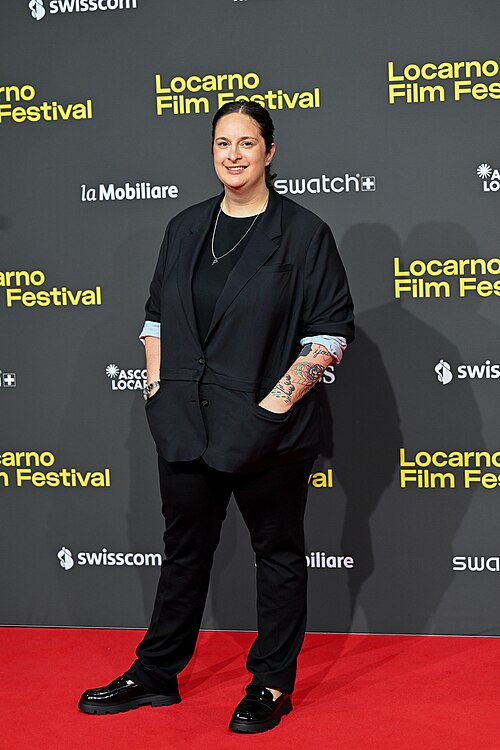 Julie Pacino, director, at the Locarno Film Festival in Locarno, Switzerland in August 2025