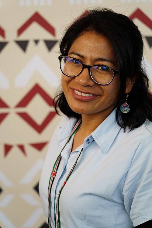 Julitatwa portrait at Wikimania 2025 WikiPortraits Studio