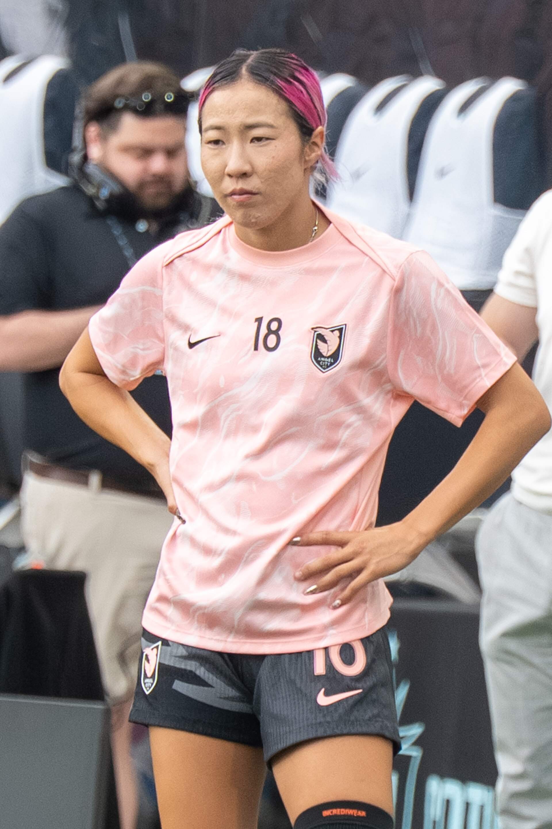 Jun Endo during Gotham vs Angel City Sep 7 25