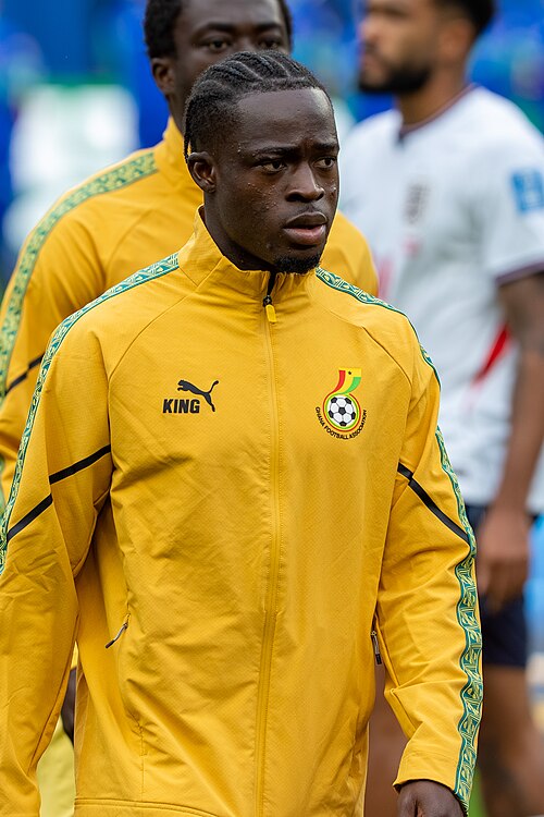 Kamaldeen Sulemana during England v Ghana on 23 June 2026 at the 2026 FIFA World Cup