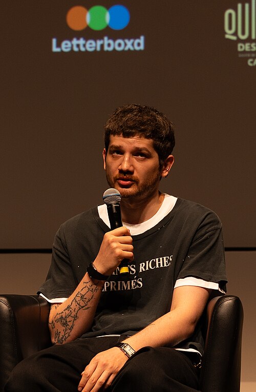 Kantemir Balagov at 2026 Cannes Film Festival during a Q&A about Butterfly Jam