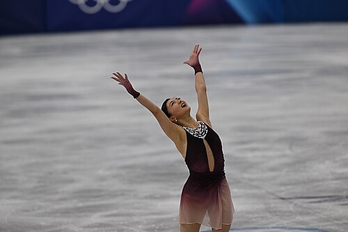 MILAN, ITALY - 19 FEBRUARY 2026: Kaori SAKAMOTO of Japan compete during the Figure Skating Women Single Skating Free Skating at the Olympic Winter Games Milano Cortina 2026 Milano Ice Skating Arena on February 19, 2026 in Milan, Italy