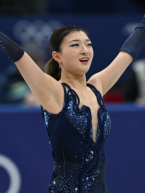 MILAN, ITALY - 06 FEBRUARY 2026: Kaori Sakamoto of Japan compete during the Figure Skating Team Event Women Single Skating Short Program at the Olympic Winter Games Milano Cortina 2026  Milano Ice Skating Arena on February 06, 2026 in ,
