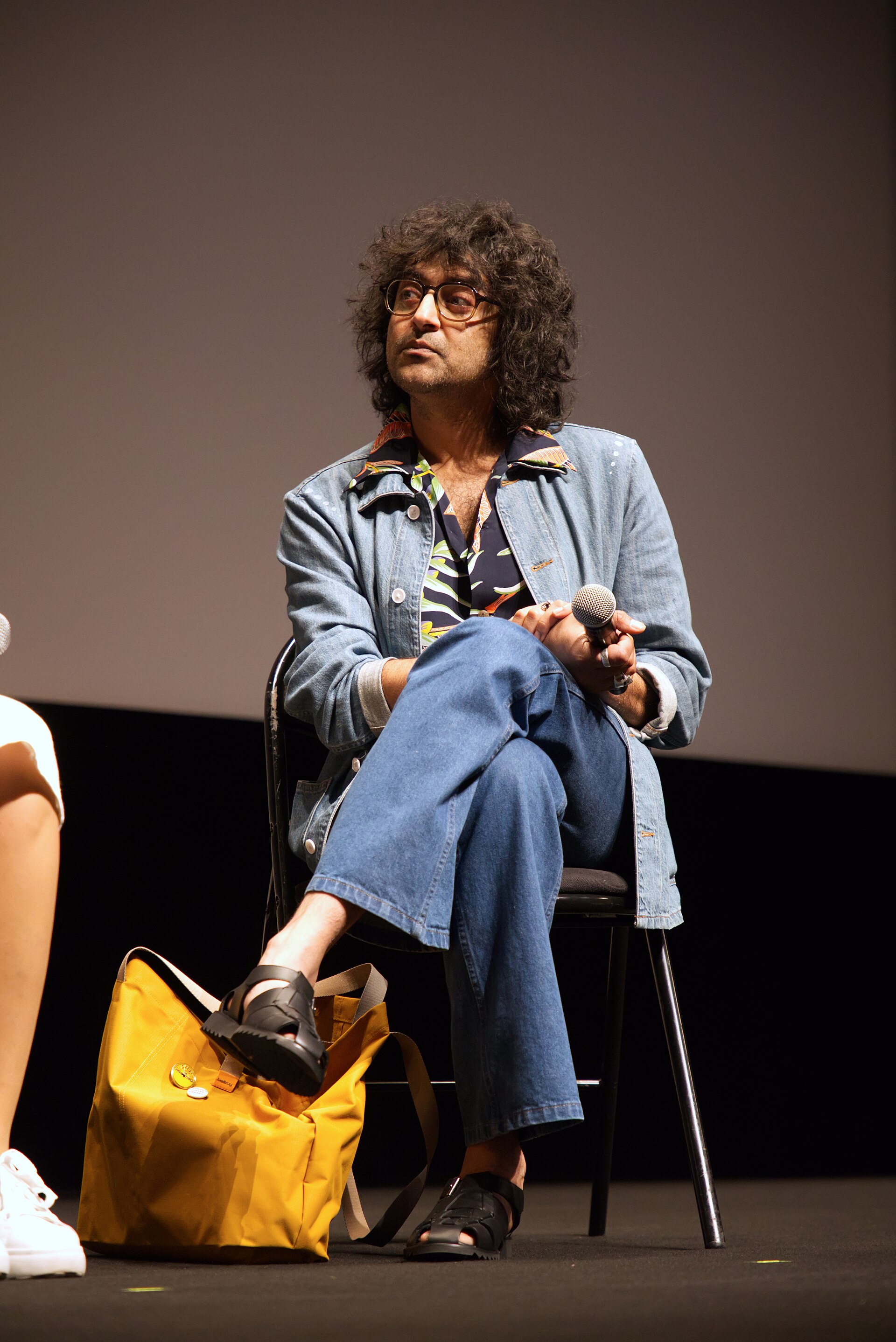 Karan Kandhari at the 2024 Cannes Film Festival for Sister Midnight.