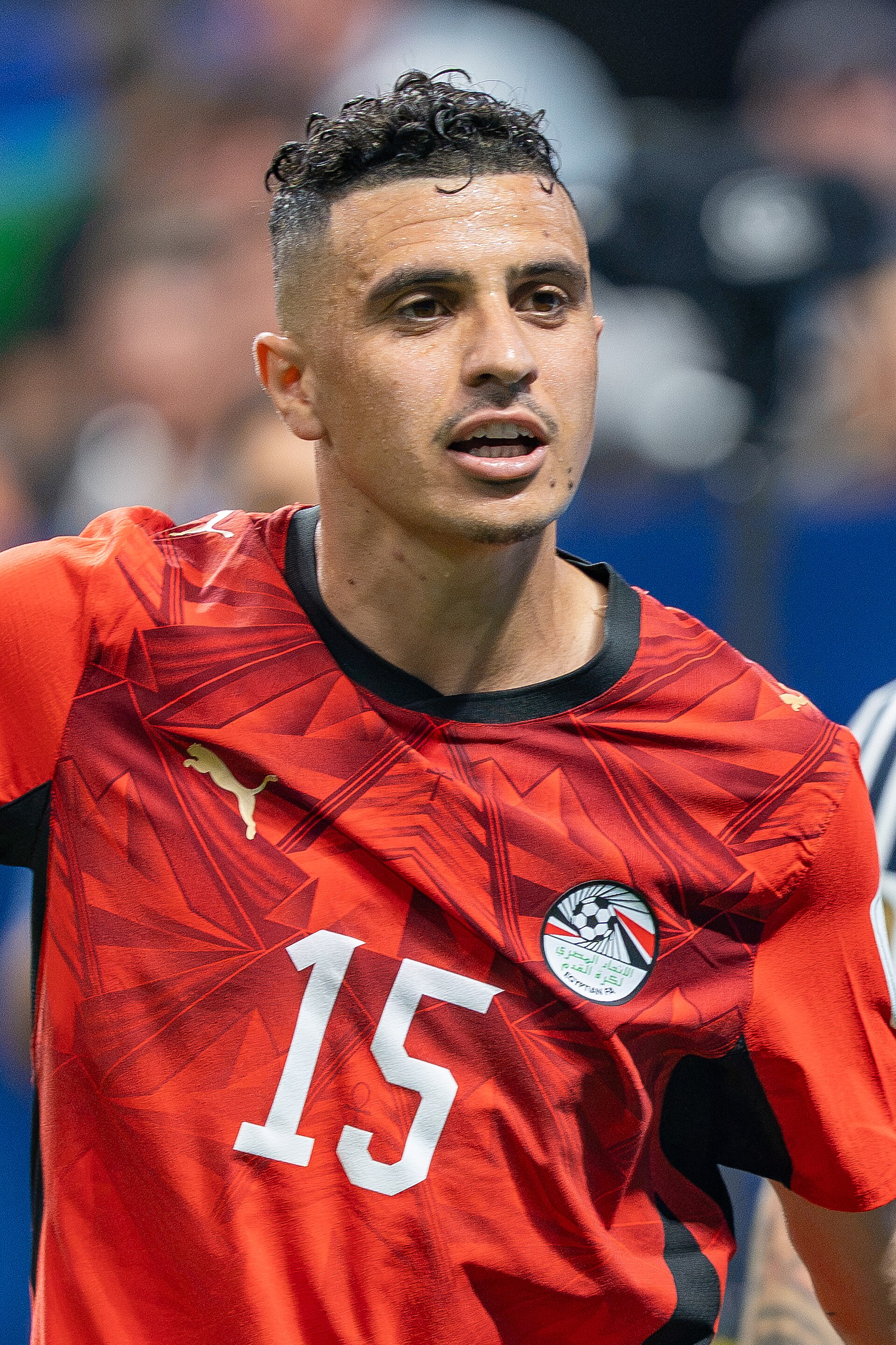 Karim Hafez during Argentina v Egypt at the 2026 FIFA World Cup