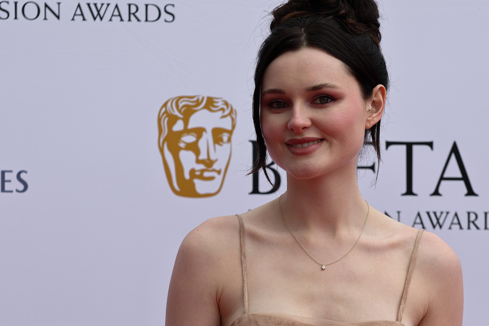 Katherine Devlin at the TV BAFTA red carpet, May 26