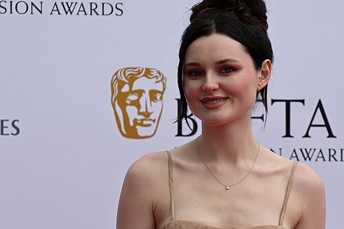 Katherine Devlin at the TV BAFTA red carpet, May 26