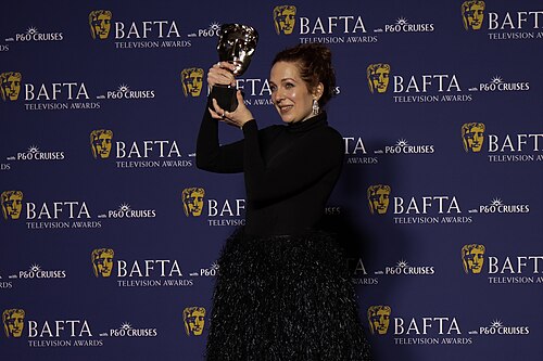 Katherine Parkinson winning Actress in a Comedy at BAFTA TV Awards May 26