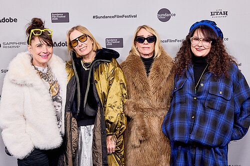 Kathleen Hanna, Tamra Davis, Kim Gordon, and Jessica Hernández at the 2026 Sundance Film Festival for The Best Summer