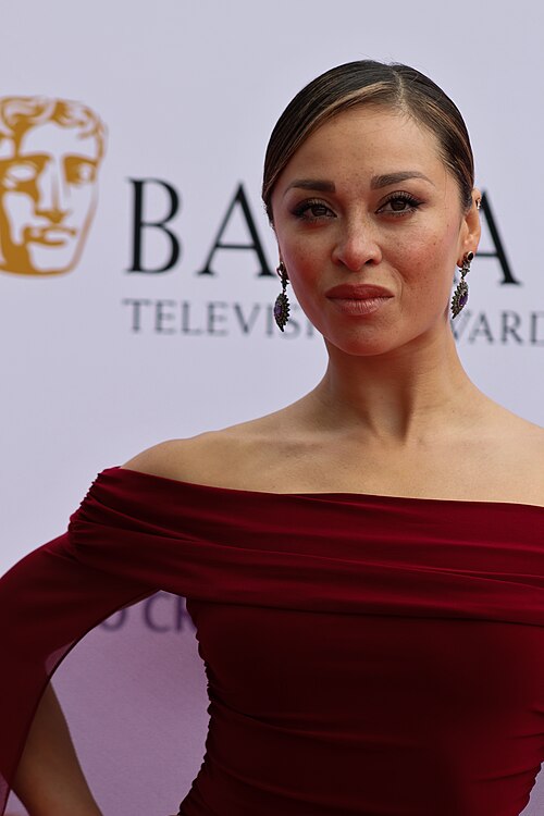 Katya Jones at the TV BAFTA red carpet, May 26