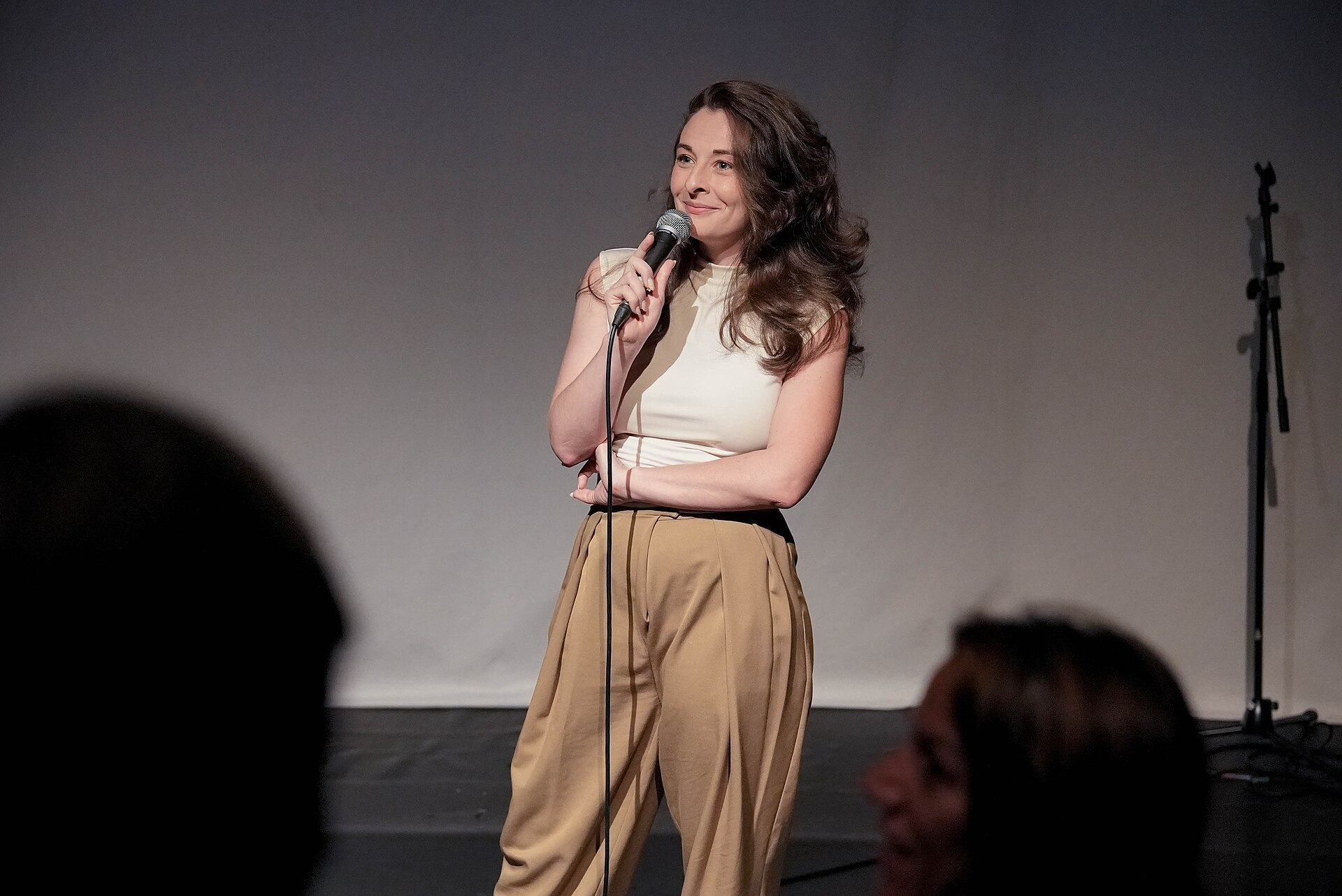 Kaytlin Bailey, comedian, at the 2024 Edinburgh Festival Fringe in the show, Whore's Eye View.