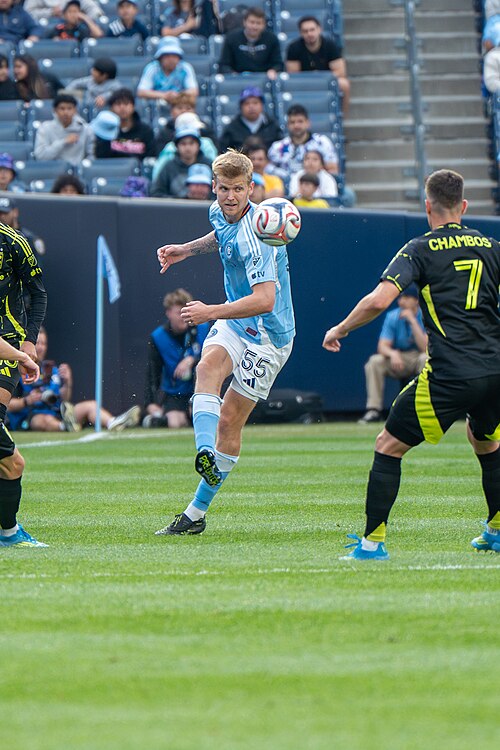 Keaton Parks during New York City FC vs Columbus Crew on May 10, 2026