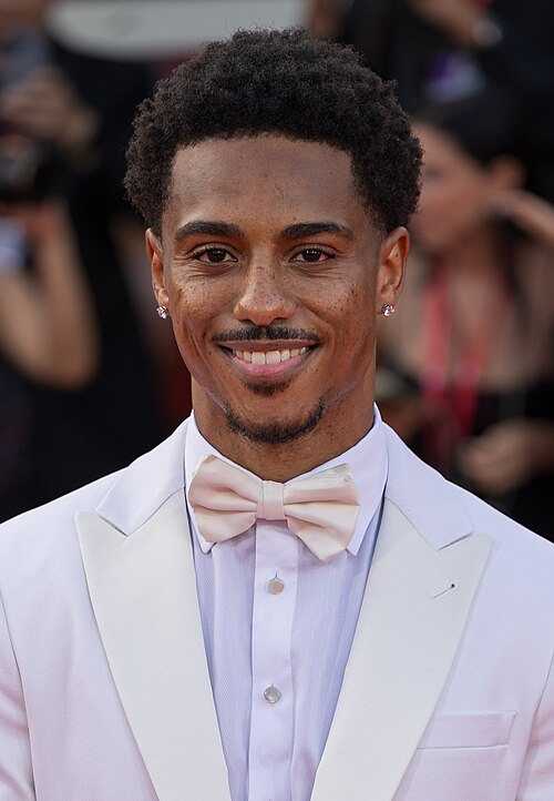 Keith Powers, actor , at 82nd Venice International Film Festival in Venice, Italy.