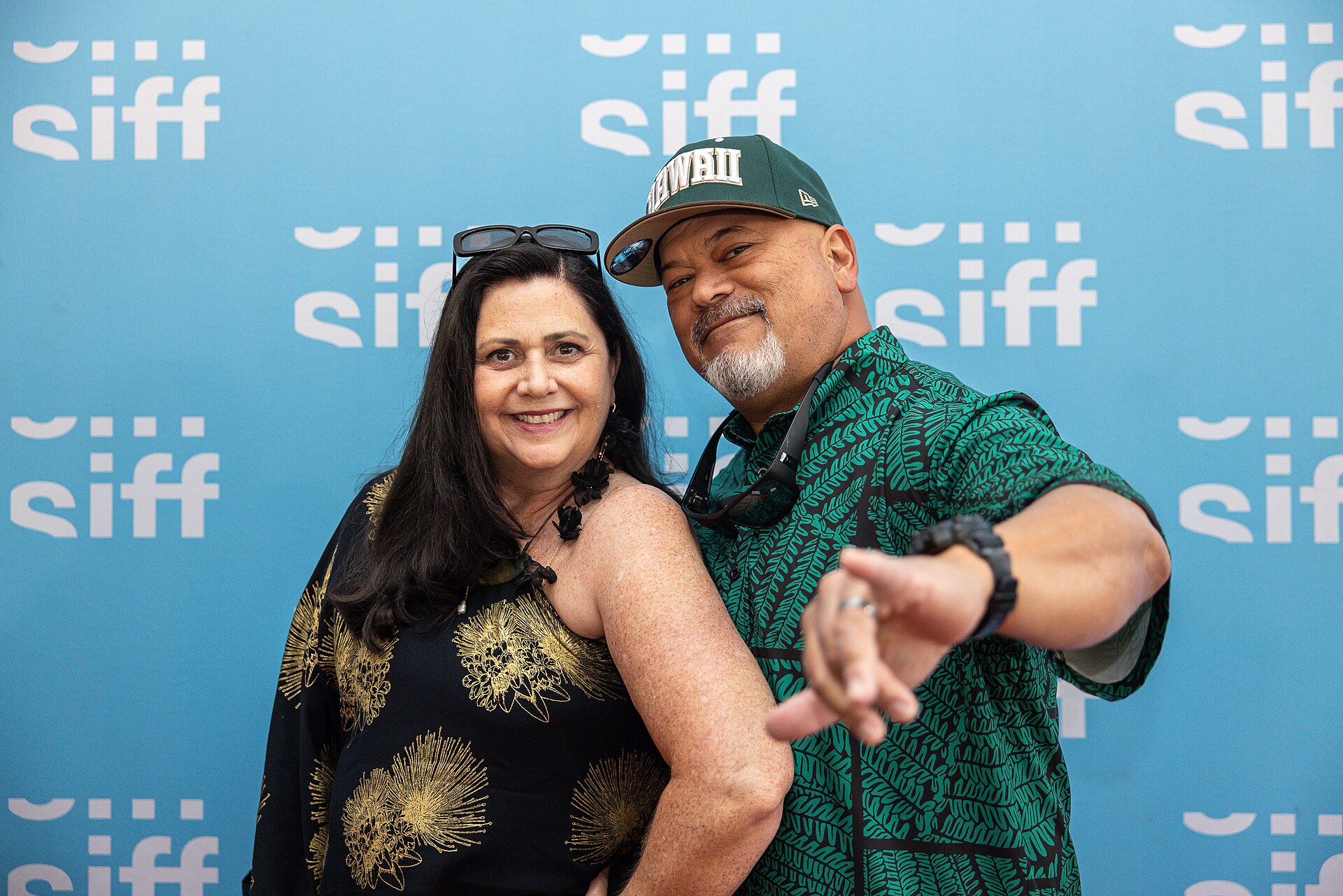 Kekama Amona and Nani Ross at the 2025 Seattle International Film Festival