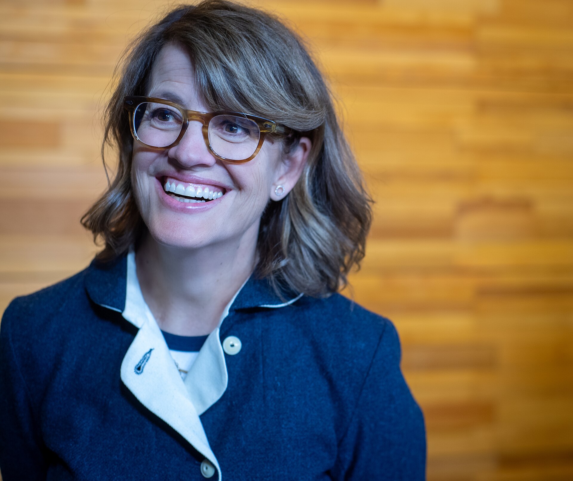 Kelly Corrigan, writer, at TED 2025 in Vancouver, Canada