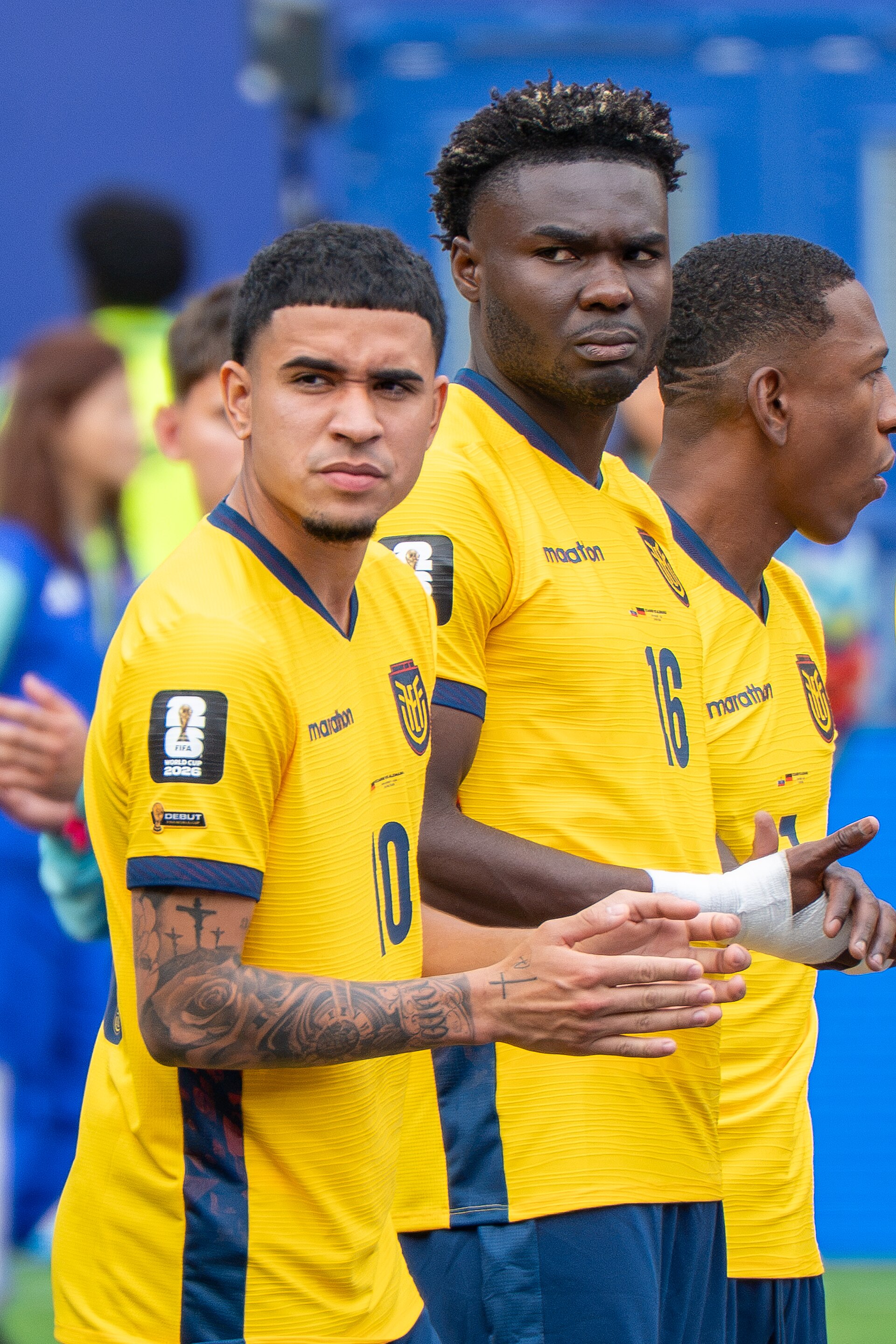 Kendry Paez during Ecuador v Germany on 25 June 2026 at the 2026 FIFA World Cup