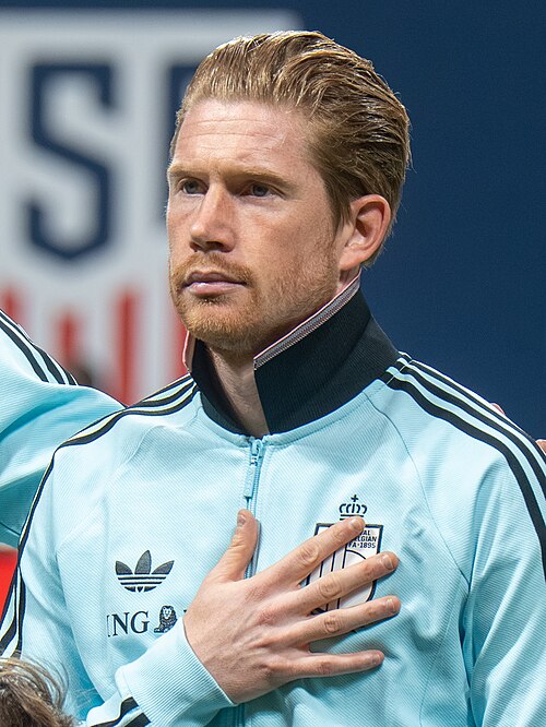 Kevin De Bruyne during USMNT v Belgium on March 28 2026 at Mercedes-Benz Stadium in Atlanta, Georgia