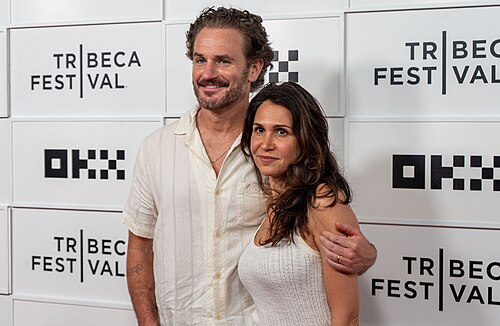 Kevin Kane, Francis Benhamou at the premiere of "The Last Day" at the 25th Tribeca Film Festival in New York City.