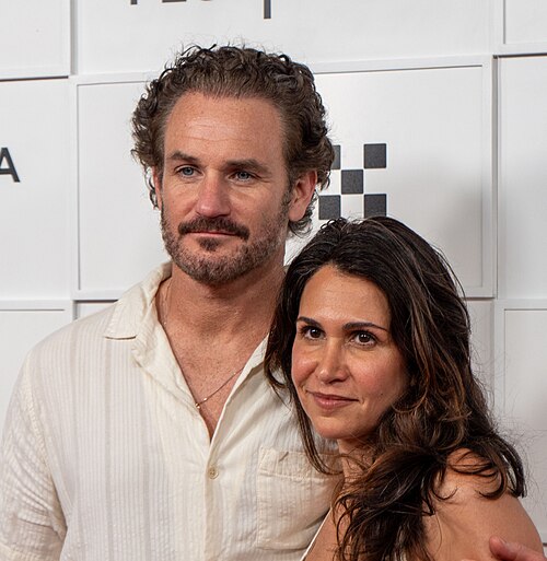 Kevin Kane, Francis Benhamou at the premiere of "The Last Day" at the 25th Tribeca Film Festival in New York City.