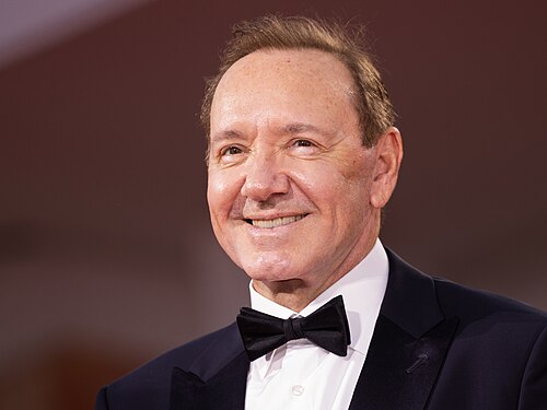 Actor Kevin Spacey at the 2025 Venice Film Festival