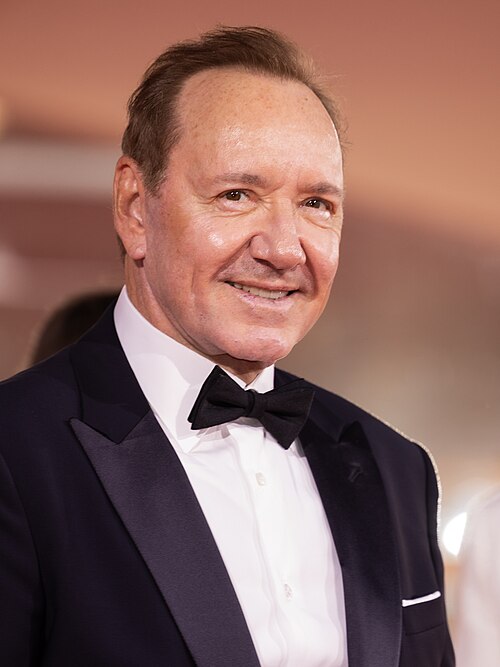 Actor Kevin Spacey at the 2025 Venice Film Festival