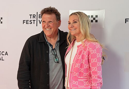 Kevin and Liz Breslin at the premiere of "Cuomo" at the 25th Tribeca Film Festival in New York City.